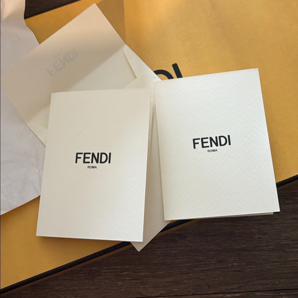 Authentic Fendi Black Slides with Gold Logo - Picture 7 of 8